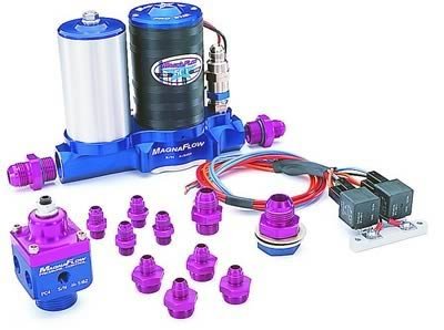 MagnaFuel ProStar 500 Dual 4 Barrel Fuel System Kits MP-4810 Pump, Electric, Pro Star 500, External, Built-In Filter, Regulator, Fittings, Relay, Universal, Kit thumbnail 1