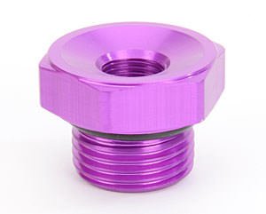 MagnaFuel Pressure Gauge Adapters MP-3072 Fuel Adapter, -8AN O-Ring w/ 1/8 in. NPT Center thumbnail 2