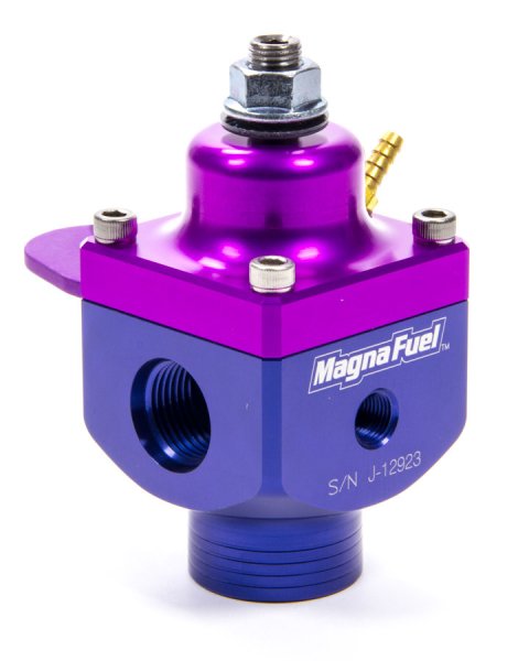 MagnaFuel Carbureted Racing Fuel Pressure Control Units MP-9833-B Regulator, with Boost Control, 4-12 psi, Gasoline, Alcohol, Aluminum, Blue Anodized, Each thumbnail 4