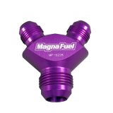 MagnaFuel Y-Fittings MP-6228 Y Block, Two -8 AN, One -12 AN, Each thumbnail 2