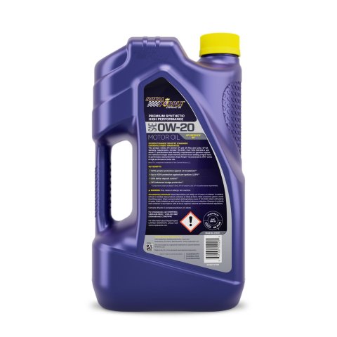 0w20 Royal Purple Premium High Performance Motor Oil 51020 Engine Oil, Synthetic, 0W20, 5 qts., Each thumbnail 1