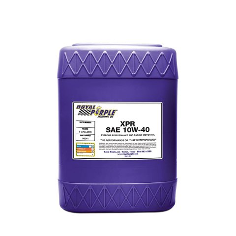 10w40 Royal Purple XPR Extreme Racing Motor Oil 05041 Engine Oil, Racing, Synthetic, 10W40, 5 Gallons, Each thumbnail 2