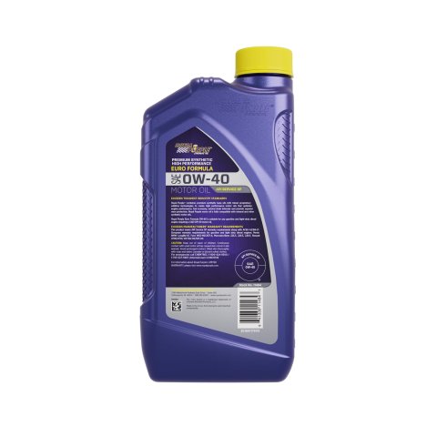 0w40 Royal Purple Premium High Performance Motor Oil 06484 Engine Oil, Synthetic, 0W40, 1 qt., Set of 6 thumbnail 3