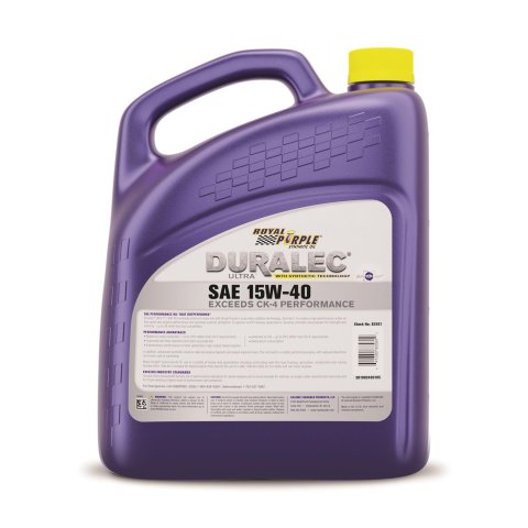 15w40 Royal Purple Duralec Ultra Diesel Motor Oil 80561 Engine Oil, Ultra, Synthetic, 15W-40, HD CI-4/SL, 1 Gallon, Set of 3 thumbnail 2