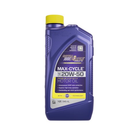 Royal Purple Engine Oil 06316 Max Cycle, 20W-50, Qt. Bottle, Case of 6 thumbnail 4
