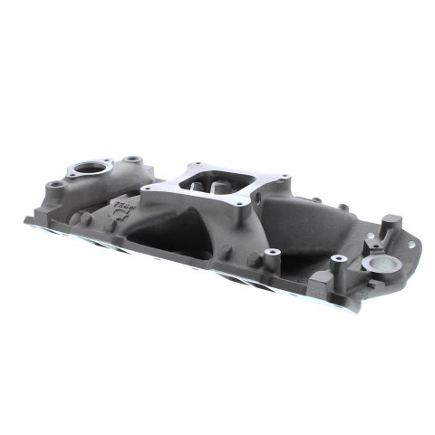 Weiand Team G Intake Manifolds 7530WND Manifold, G, Single Plane, Aluminum, Natural, Square Bore, Chevy, Small Block, Each thumbnail 2
