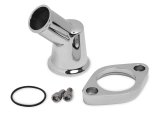 Weiand Aluminum Water Necks 6242 Neck, Aluminum, Polished, 45 Degree, Chevy, Big/Small Block, Each thumbnail 3