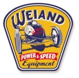 Weiand Retro Metal Signs 10004WND Sign; Power/Speed Sign thumbnail 1