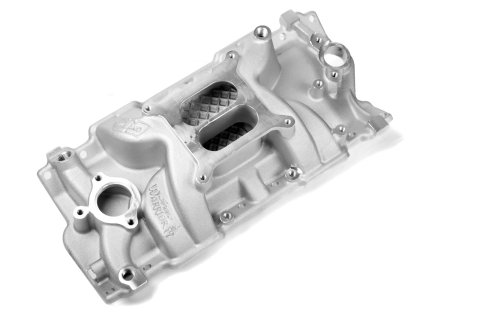 Weiand Speed Warrior Intake Manifolds 8150 Manifold, Warrior, Aluminum, Natural, Non-EGR, Square Bore, Chevy Small Block Gen I, Each thumbnail 2
