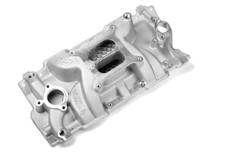 Weiand Speed Warrior Intake Manifolds 8150 Manifold, Warrior, Aluminum, Natural, Non-EGR, Square Bore, Chevy Small Block Gen I, Each thumbnail 4