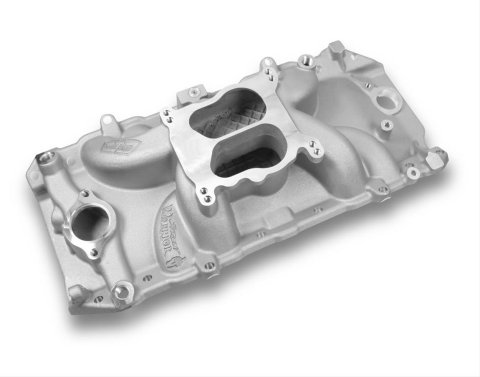 Weiand Street Warrior Intake Manifolds 8122WND Manifold, Warrior, Dual Plane, Aluminum, Square/Spread Bore, Chevy, Big Block, Peanut Port, Each thumbnail 1