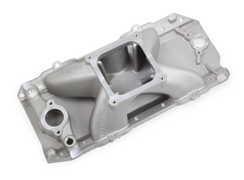 Weiand Track Warrior Intake Manifolds 7623 Manifold, Warrior, Single Plane, Aluminum, Natural, Dominator, Chevy, Big Block, Each thumbnail 3