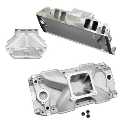 Weiand Track Warrior Intake Manifolds 7623 Manifold, Warrior, Single Plane, Aluminum, Natural, Dominator, Chevy, Big Block, Each thumbnail 4