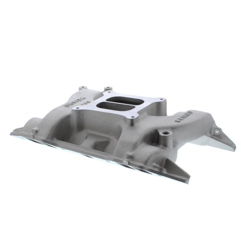 Weiand Action Plus Intake Manifolds 8008WND Manifold, Action+Plus, Dual Plane, Aluminum, Natural, Square Bore, Dodge, Big Block, B, Each thumbnail 1