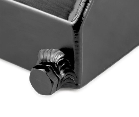 Weiand Oil Pan Packages 5042WND Pan, Fabricated, Aluminum, Black, 7 Quart, Front Sump, Chevy, LS, Kit thumbnail 3