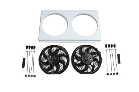 12 Inch 1,620 CFM Frostbite Fan and Shroud High Performance Packages FB528H Electric Fan, Frostbite, Dual in. Diameter, Fan/Shroud Package, Series, Fits FB222-FB224 Radiators, Kit thumbnail 2