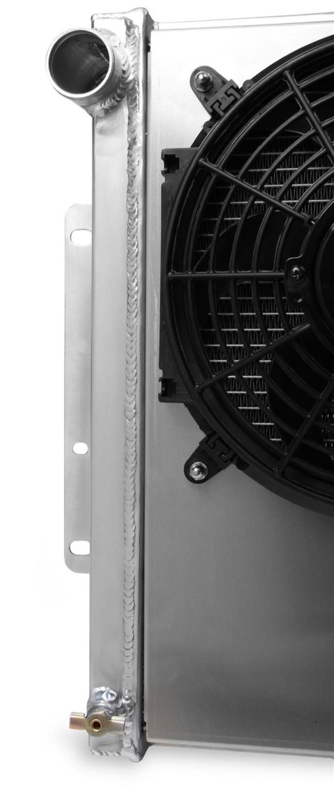 14 Inch 1,800 CFM Frostbite Fan and Shroud Economy Packages FB522E Fans, Electric, Packages, Puller, Dual, in. Diameter, Black Plastic Blades, Natural Aluminum Shroud, 24.00 amps, Kit thumbnail 4