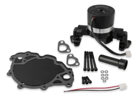 Frostbite Electric Water Pumps 22-138 Pump, Billet Aluminum, Black Finish, 50gpm, Ford, Each thumbnail 5