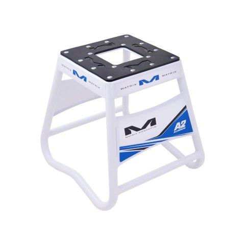 Matrix Concepts A2 Aluminum Motorcycle Stands A2-103 Stand, A2, Fixed, Aluminum, Blue, 16.75 in. Height, 300 lbs. Capacity, Each thumbnail 1