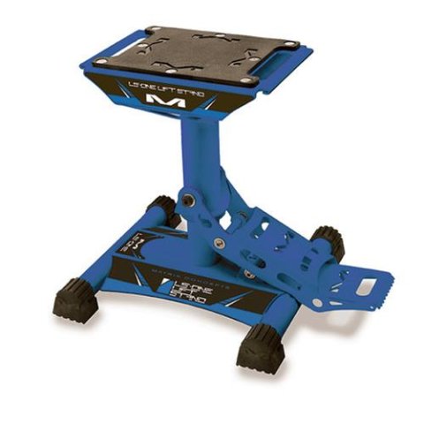 Matrix Concepts LS1 Lift Stands LS1-103 Stand, LS1, Foot Pedal Type, 500 lbs. Capacity, Steel, White/Blue Powdercoated, 15.500 in. Overall Height, Each thumbnail 2