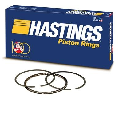 Hastings Premium Ductile Ring Sets 2M5518065 Engine Piston Set, 8-Cyl Set; Plasma Moly
