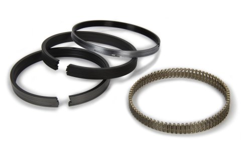 Hastings Piston Ring Sets 2M5292020 Rings, 4.065 in. Bore, 1.5mm, 1.5mm, 2.5mm, 0.050 in. Oversize, Cadillac, Chevrolet, 6.2L, LS, Set thumbnail 3