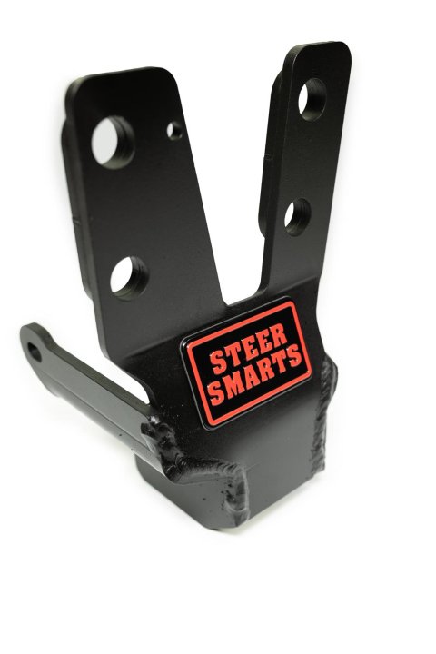 Steer Smarts Yeti XD Sector Shaft Braces for 2020-2025 GLADIATOR, 2018-2025 WRANGLER - 79041001 Steering Box Support, Steel, Black Powdercoat, Track Bar Reinforcement Bracket, Jeep, Kit thumbnail 3