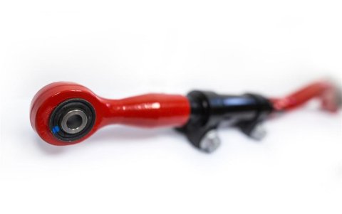 Steer Smarts Yeti XD Track Bars 75033001 Bars, Steel, Red, Adjustable, Rubber Bushings, Front, Jeep, Each thumbnail 2