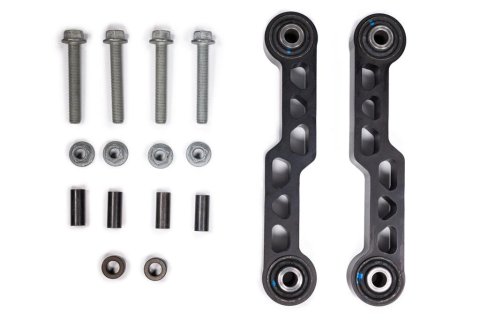 Steer Smarts Yeti XD Sway Bar End Link Kits for 2020-2025 GLADIATOR, 2007-2025 WRANGLER, 2018 WRANGLER JK - 74009002 Links, Aluminum, Black, Rubber Bushings, 2 in.-3.5 in. Lifts, 9.000 in. Length, Jeep, Kit thumbnail 1