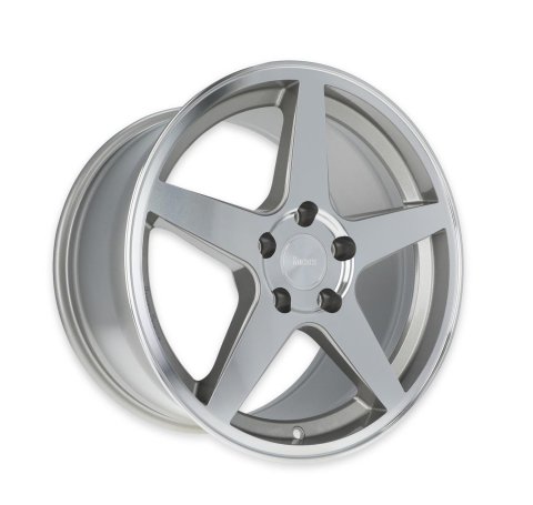 Rocket Racing Flare Titanium Machined Wheels 18x10 Wheel, Machined, 18 in. x 10 in., Aluminum, Silver, Machined, 7.75 in. Backspace, 5 x 4 3/4 in. Bolt Pattern, "A" Face, Each thumbnail 1