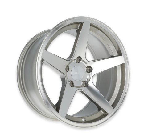 Rocket Racing Flare Titanium Machined Wheels 18x9 Wheel, Machined, 18 in. x 9 in., Aluminum, Silver, Machined, 6.00 in. Backspace, 5 x 4 3/4 in. Bolt Pattern, "A" Face, Each thumbnail 2