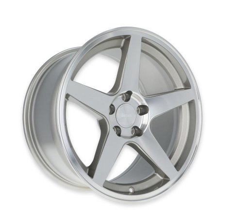 Rocket Racing Flare Titanium Machined Wheels 18x9 Wheel, Machined, 18 in. x 9 in., Aluminum, Silver, Machined, 6.00 in. Backspace, 5 x 4 3/4 in. Bolt Pattern, "A" Face, Each thumbnail 4