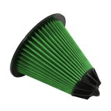 Green Filter High Performance Factory Replacement Air Filters 2002 Element, Conical, Woven Cotton, Green, Ford, Lincoln, Car/Pickup/SUV, Each thumbnail 1