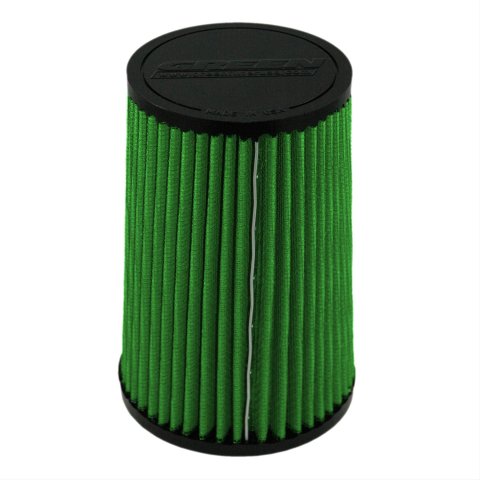 Green Filter High Performance Universal Air Filters 7219 Filter, Conical Flanged, Woven Cotton, Green, 2.75 in. Inlet Flange Diameter, 7.00 in. Length, Each thumbnail 2