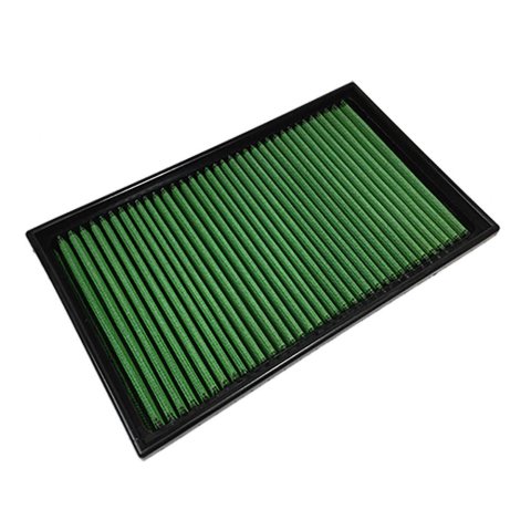Green Filter High Performance Factory Replacement Air Filters 7315 Element, Woven Cotton, Green, Audi, Volkswagen, Each thumbnail 1
