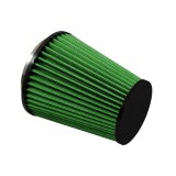 Green Filter High Performance Universal Air Filters 2024 Filter, Conical Flanged, Woven Cotton, Green, 3.50 in. Inlet Flange Diameter, 6.50 in. Length, Each thumbnail 1