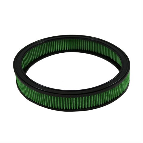 Green Filter High Performance Factory Replacement Air Filters 2064 Filter, Round, Woven Cotton, Green, 14.00 in. Diameter, 2.31 in. Height, Each thumbnail 1