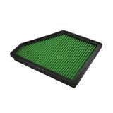 Green Filter High Performance Factory Replacement Air Filters 7089 Element, Woven Cotton, Green, Oiled, Reusable, Panel, Chevy, 3.6, 6.2L, Each thumbnail 2
