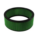 Green Filter High Performance Universal Air Filters 2071 Filter, Round, Woven Cotton, Green, 14.00 in. Diameter, 5.00 in. Height, Each thumbnail 2