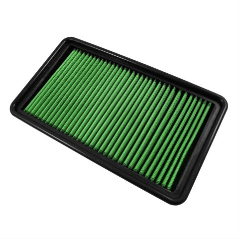 Green Filter High Performance Factory Replacement Air Filters 2093 Element, Panel, Woven Cotton, Green, Lexus, Toyota, Each