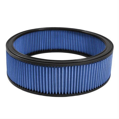Green Filter High Performance Universal Air Filters 5121 Filter, Round, Woven Cotton, Blue, 13.00 in. Diameter, 4.00 in. Height, Each