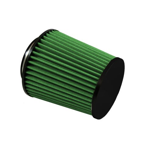 Green Filter High Performance Factory Replacement Air Filters 2411 Filter, Conical Flanged, Woven Cotton, Green, 3.250 in. Inlet Flange, 6.00 in. Length, Each