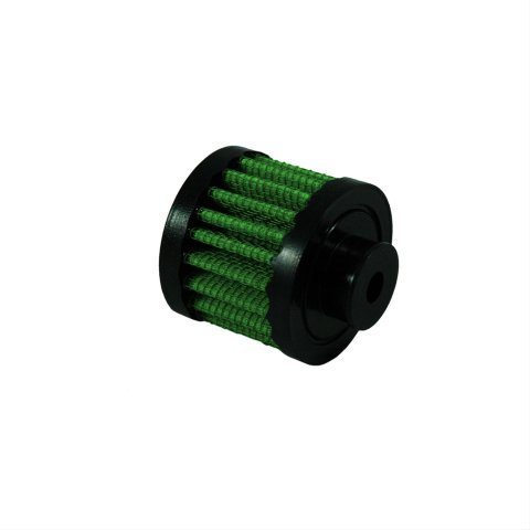 Green Filter Valve Cover Breathers 2111 Air Filter, Clamp-On, Cover, 0.375 in. Hole Size, 2.00 in. Diameter, 1.570 in. Height, Each thumbnail 1
