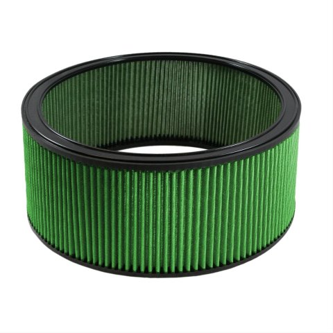Green Filter High Performance Factory Replacement Air Filters 2160 Filter, Round, Woven Cotton, Green, 14.00 in. Diameter, 6.00 in. Height, Each
