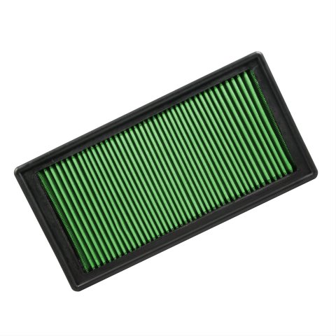 Green Filter High Performance Factory Replacement Air Filters 2044 Element, Panel, Woven Cotton, Green, Audi, Volkswagen, Each