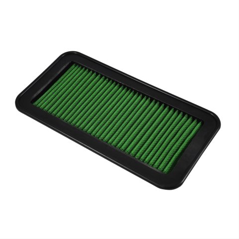 Green Filter High Performance Factory Replacement Air Filters 2319 Element, Panel, Woven Cotton, Green, Scion, Subaru, Each thumbnail 1