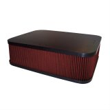 Green Filter High Performance Universal Air Filters 4069 Filter, Round, Cotton Gauze, Red, 18.00 in. Inlet Flange Diameter, 19.00 in. Diameter, 5.00 in. Height, Universal, Each thumbnail 2
