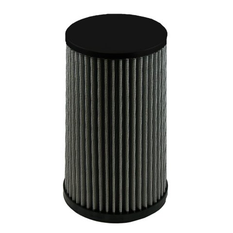Green Filter High Performance Universal Air Filters 2852 Filter, Conical Flanged, Woven Cotton, White, 3.00 in. Inlet Flange, 9.00 in. Length, Each