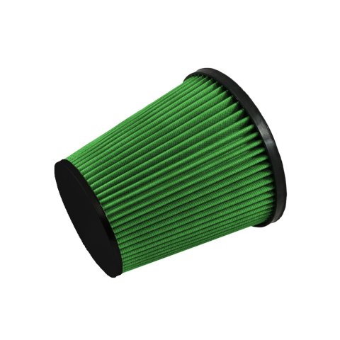 Green Filter High Performance Universal Air Filters 7014 Element, Conical Flanged, Woven Cotton, Green, Each thumbnail 1