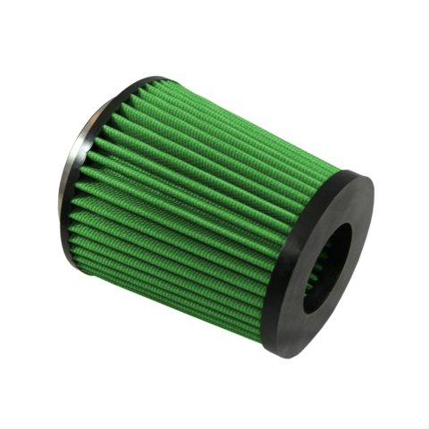 Green Filter High Performance Universal Air Filters 2302 Filter, Conical Flanged, Woven Cotton, Green, 3.150 in. Inlet Flange, 6.0 in. Length, Each